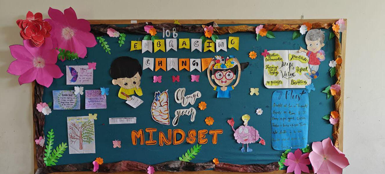 Soft Board Decoration Competition -  Embracing change and New beginnings