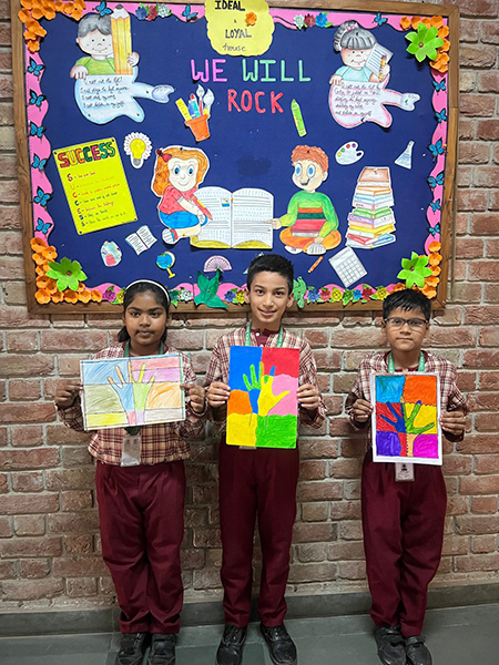 Interact Club - Handprint Collage Making