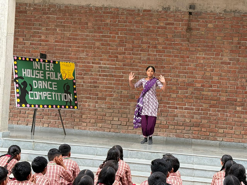 Folk Dance Competition - Inter House Competition