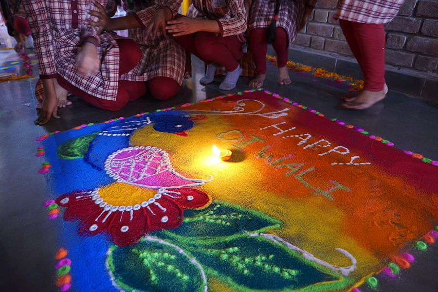 Rangoli making competition