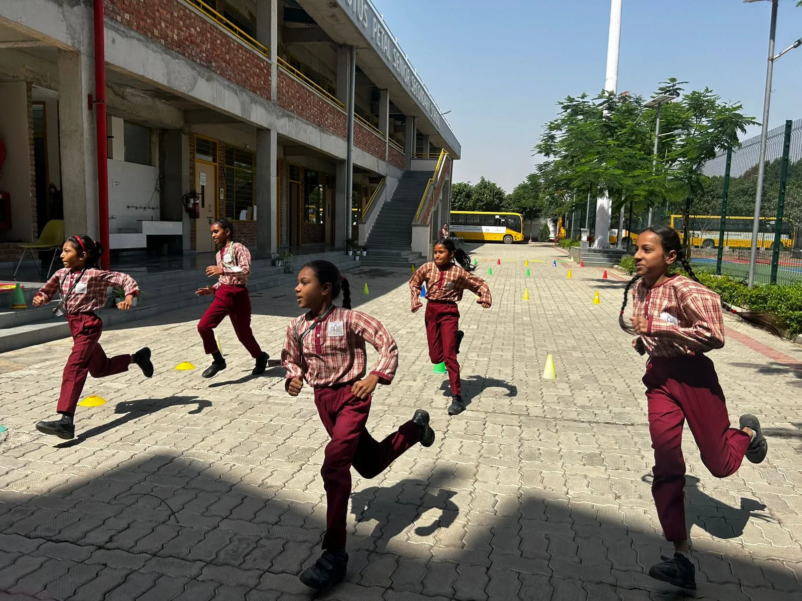 Hula Hoop Relay Running
